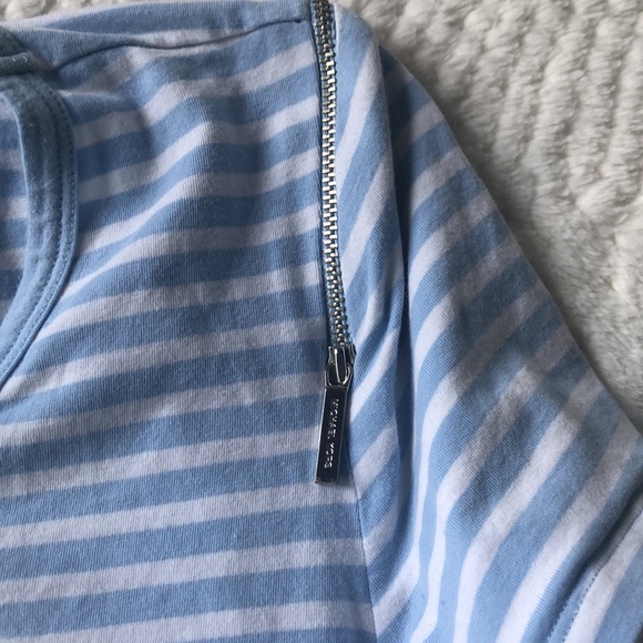 Michael Kors Blue Stripe Shirt - Picture 2 of 4